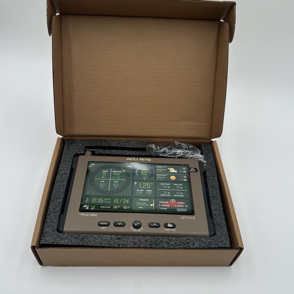 AcuRite Optimus 06188M WiFi HD Weather Station Display Console Open Box